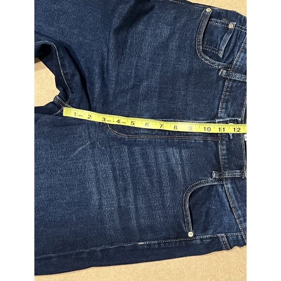 DL1961 Women Jeans Size 31 Blue HEPBURN WIDE LEG HEPBURN JAMBE High Rise Stretch - Picture 8 of 16